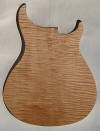 One-piece, hard, curly Maple