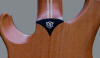 7-string Stand. Walnut top - neck joint inlay