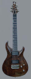 7-string Stand. Walnut top - front